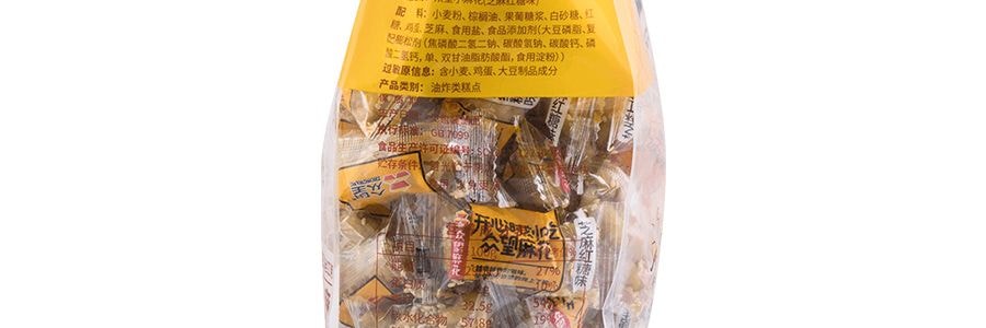 眾望 一口脆小麻花 芝麻紅糖味 512g