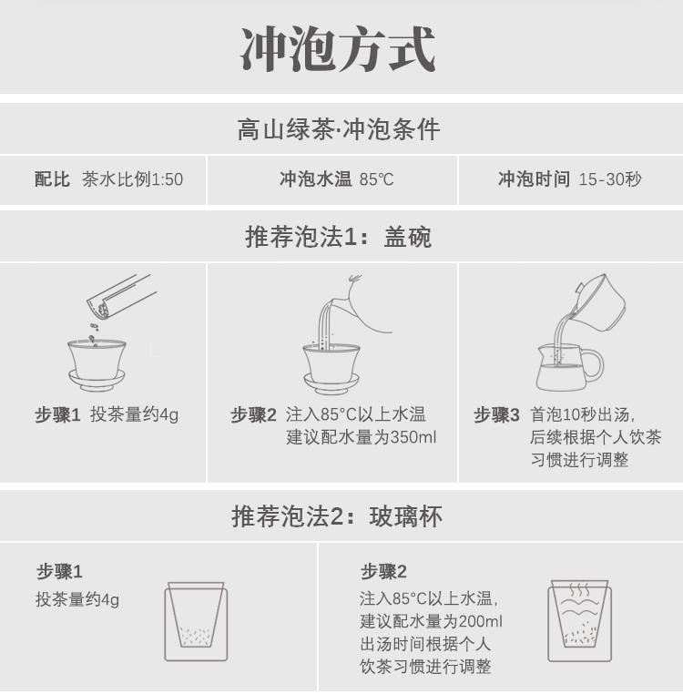 張一元 一級雨前高山綠茶 袋裝 60g