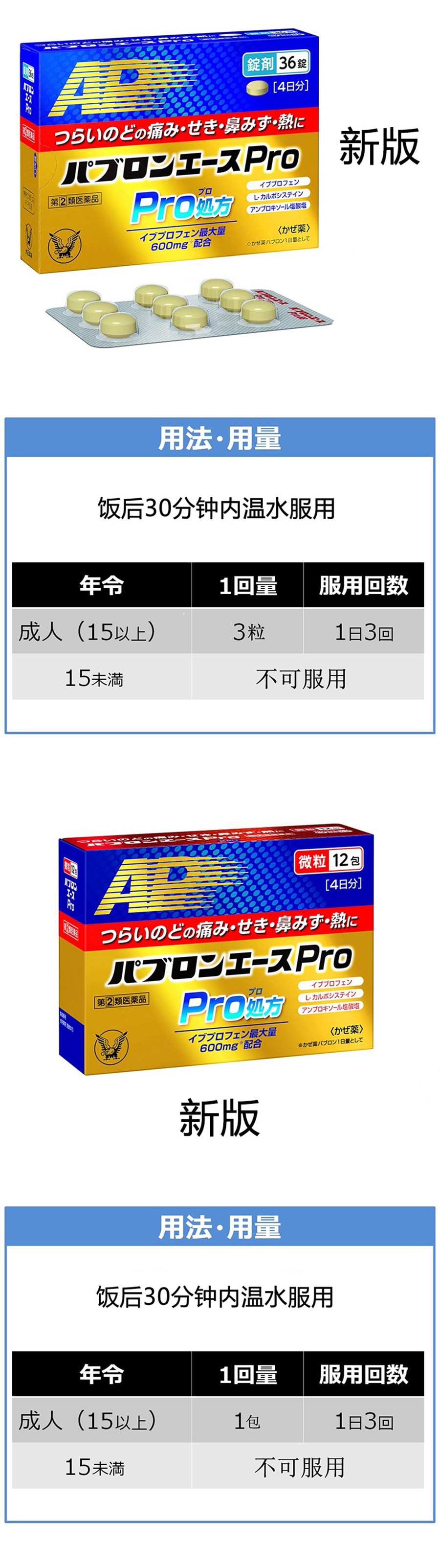 【日本直邮 】 大正制药 日本家庭常备小药箱 SG 大正感冒药颗粒24包一盒