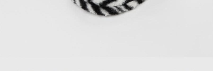 THE BEAST野獸派 家居熊貓嘭嘭毛絨拖鞋 可外穿室內鞋 黑白 260/100 40~41碼