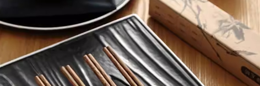 ONLYCOOK 雞翅木筷子 天然筷子套裝 餐具 10雙/包