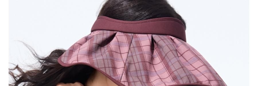 BENEUNDER蕉下 贝壳黑胶防晒帽 夏季遮阳帽 防晒帽防紫外线 落樱粉55-58cm