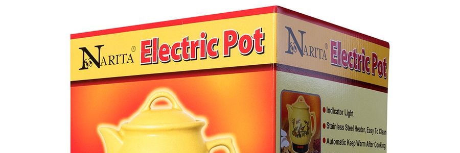 美國NARITA 陶瓷熬藥中藥鍋 4QT NEP-480 製造商1年保固【全美超低價】