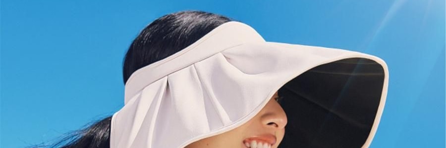 BENEUNDER蕉下 贝壳黑胶防晒帽 夏季遮阳帽 防晒帽防紫外线 落樱粉55-58cm