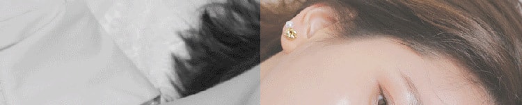 【韩国直邮】IMVELY 迷你编织耳环 金色 均码