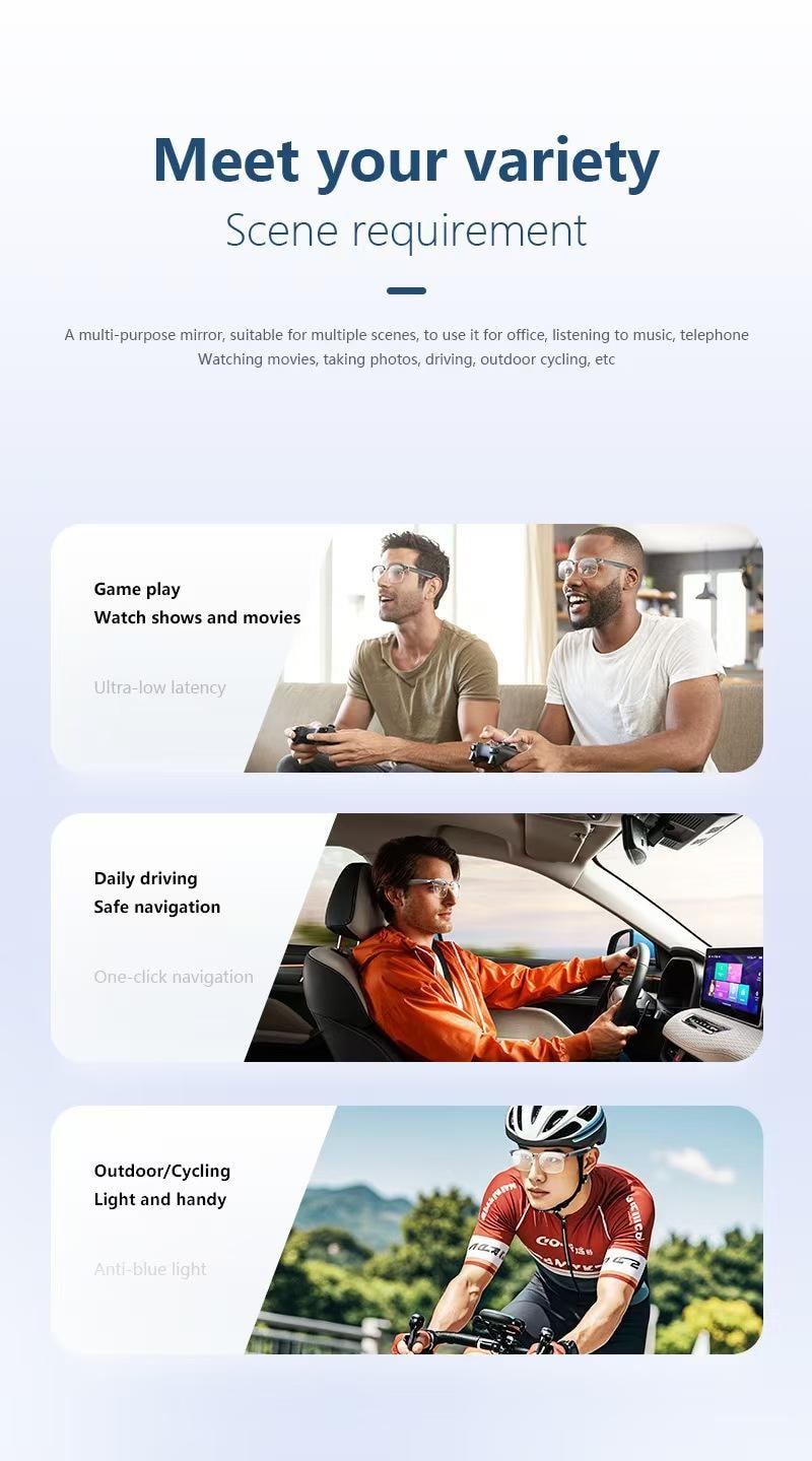  AIJ Choice 美国 智能翻译眼镜 Pro (Smart Translation Glasses Pro) 具备AI翻译功能的眼镜支持144种语言完美适合旅行、商务和学习轻巧设计提供超长6小时续航。