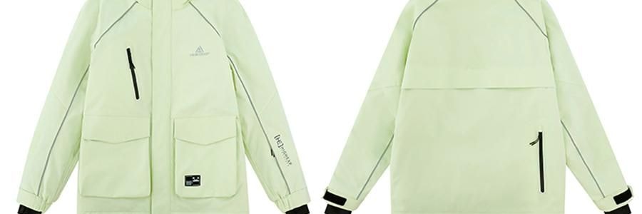 HIGH EXPERIENCE 滑雪服 滑雪外套 防風防水衣服 戶外冬季雪地 L碼 木槿紫