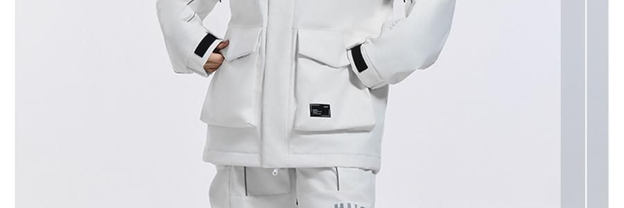 HIGH EXPERIENCE 滑雪服 滑雪外套 防風防水衣服 戶外冬季雪地 L碼 木槿紫