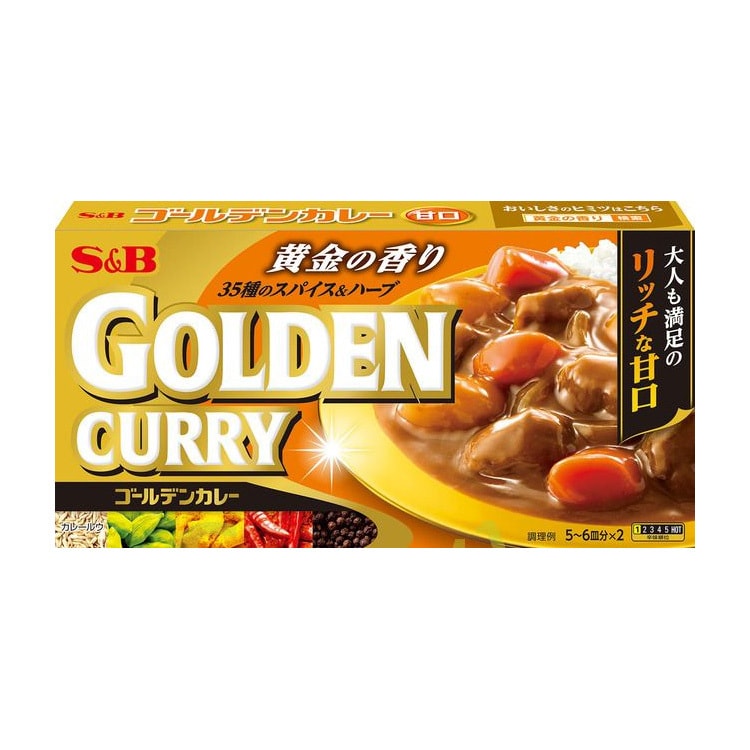 Golden Curry sweet 198g