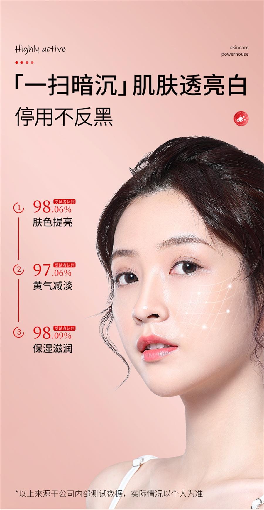 【中国直邮】 易复美 熊果苷乳膏 非医用提亮肤色改善暗沉去黄提亮面霜黑色素沉淀20g/支