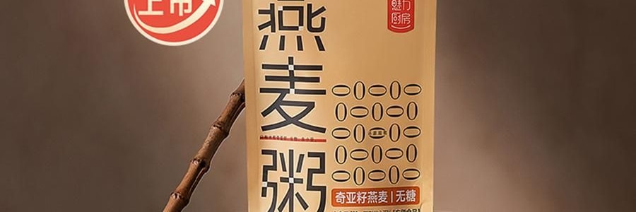 【健康低卡】魅力廚房 奇亞籽燕麥粥 無糖 300g