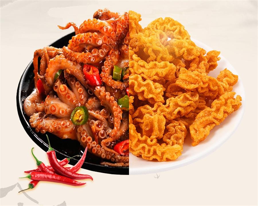 【中国直邮】 辈儿香 八爪烧 童年怀旧零食小吃 麻辣味 40g/包