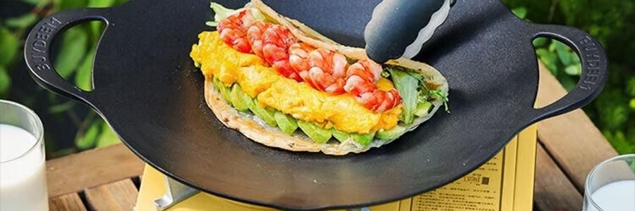 BUYDEEM北鼎 不粘锅 星空黑烤肉锅 导热快易清洗 露营聚餐适用 PL72/A1 32cm 