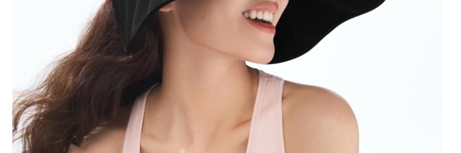 BENEUNDER蕉下 贝壳黑胶防晒帽 夏季遮阳帽 防晒帽防紫外线 落樱粉55-58cm