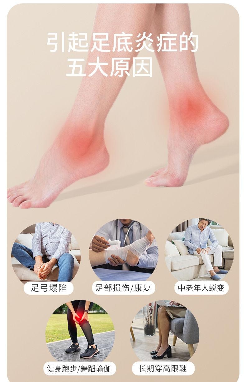 中国直邮】 水月秦淮按摩滚轮足底按摩滚轮筋膜放松跑步健身家用按摩器灰色1个- 亚米