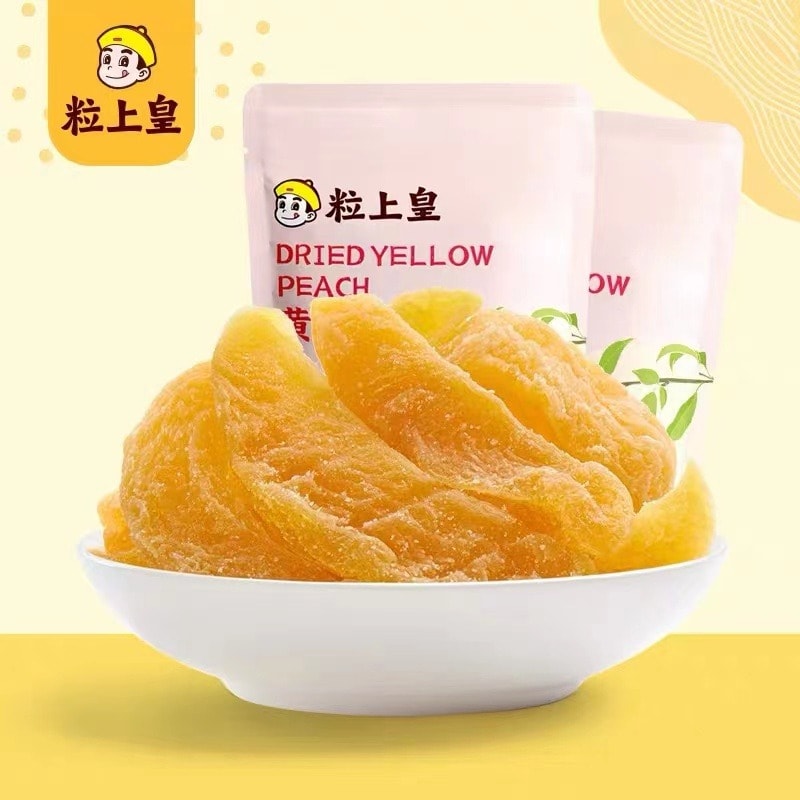 【中国直邮】 粒上皇 黄桃干 324g 水果干 蜜饯 果脯 零食