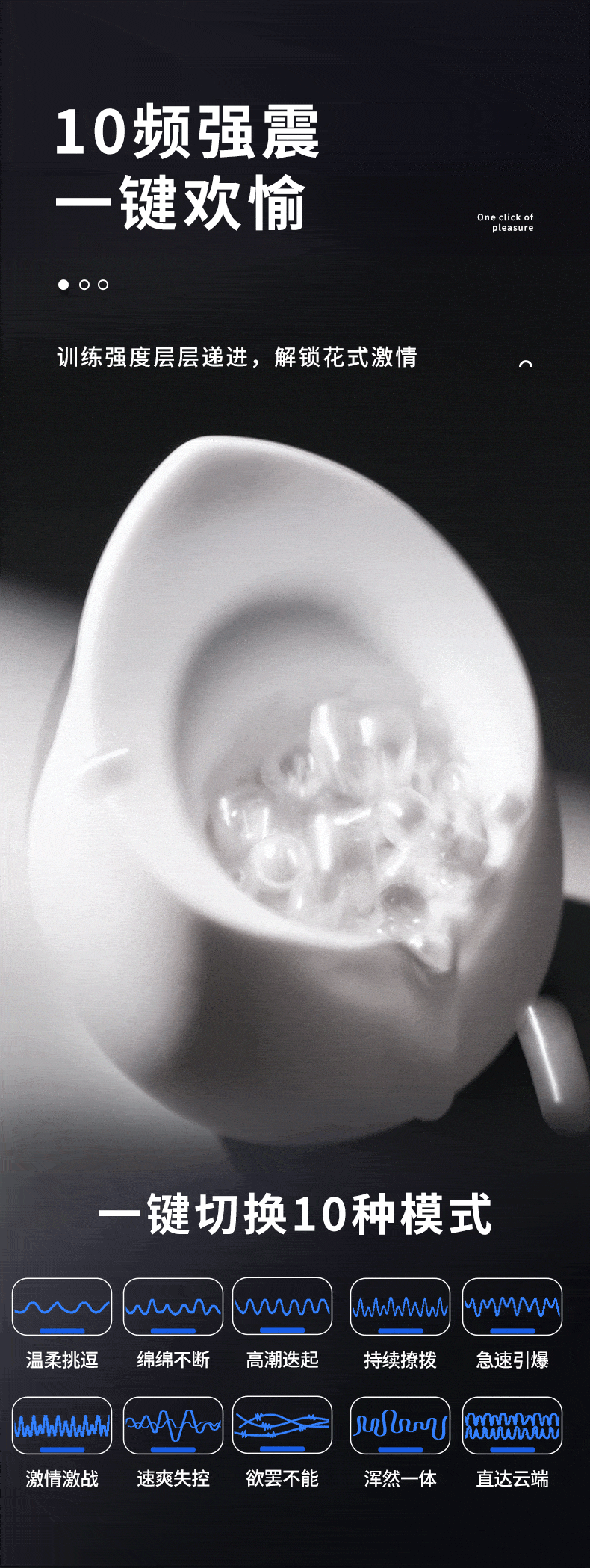 Jissbon傑士邦 月光騎士 訓練延遲器 3D凸點按摩 減敏鍛鍊飛機杯 延時降低敏感度