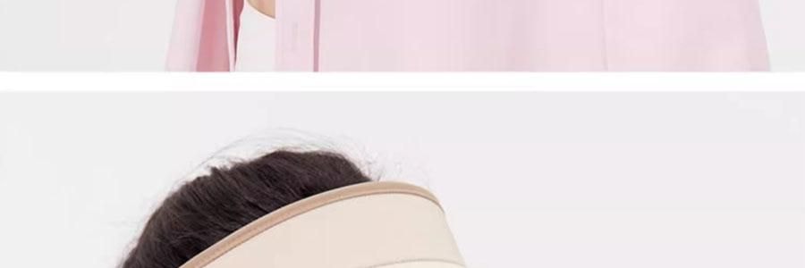 OHSUNNY 暮光系列 女士蛋糕遮陽帽 防曬帽子空頂帽 絲霧咖