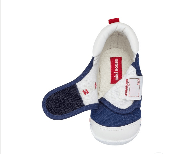 【日本直邮】MIKIHOUSE|| 儿童一段经典学步鞋 获奖童鞋 ||蓝色 13.5cm 1双