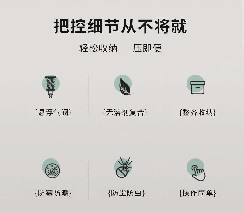 【中国直邮】小米有品 芈夫人加厚抽真空压缩袋特大号5个 100*80cm【带手泵】