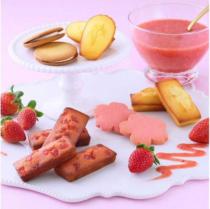 【日本直郵】日本甜點名店 HENRI CHARPENTIER 連續6年販賣個數吉尼斯世界紀錄 春季限定 草莓口味費南雪 5枚裝
