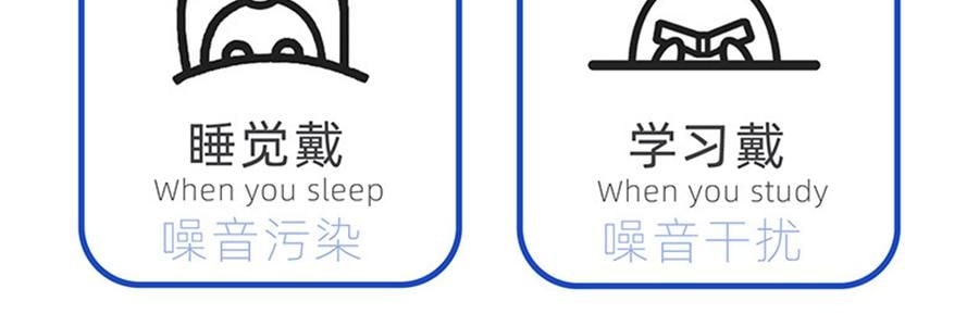 MDOG米度狗 矽膠泥可塑形耳塞 睡眠睡覺專用 超級隔音 晚上防吵神器助降噪靜音 6個裝藍色