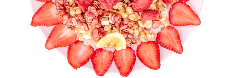 【蕭戰同款】歐扎克 草莓堅果 乾吃零食 水果穀物沖飲代餐燕麥片 400g