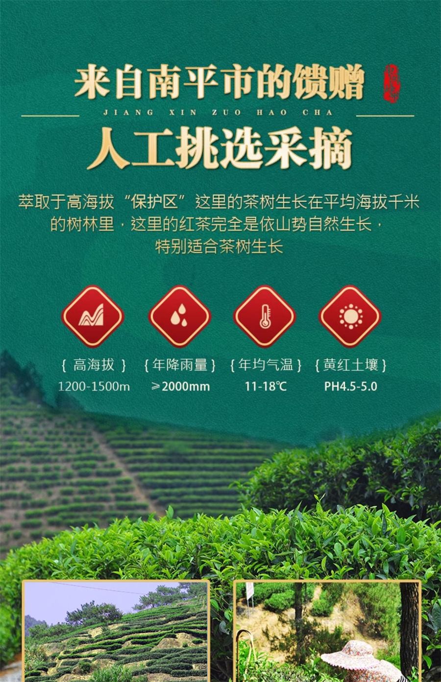 【中国直邮】 中闽峰州 金骏眉红茶2025新茶正宗特级浓香型金俊眉养胃红茶叶礼盒装   500g/桶