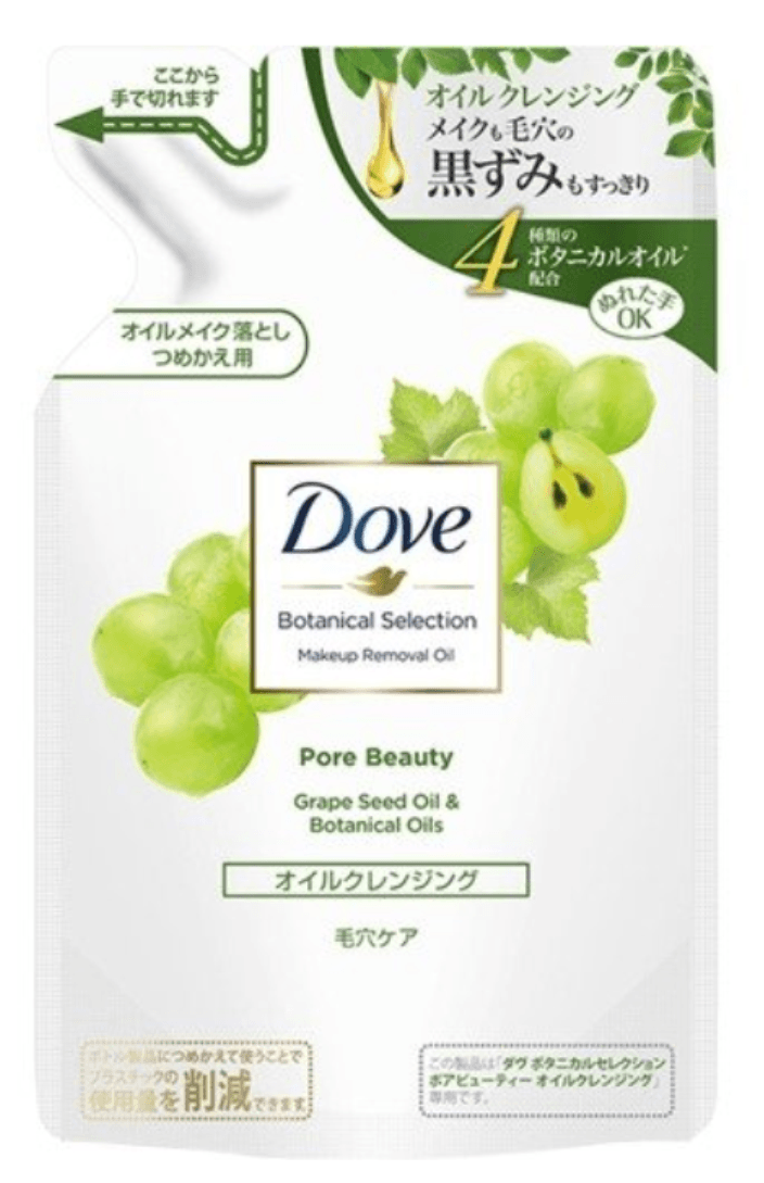 DOVE BOTANICAL SELECTION PORE BEAUTY OIL CLEANSING REFILL  (155 ML)