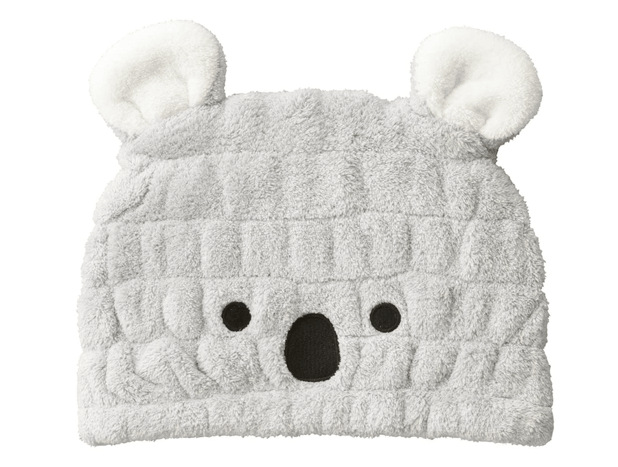 特價【日本直郵】娜扎同款網紅款CB JAPAN zooie carari超強纖維吸水動物造型幹髮帽 #無尾熊款