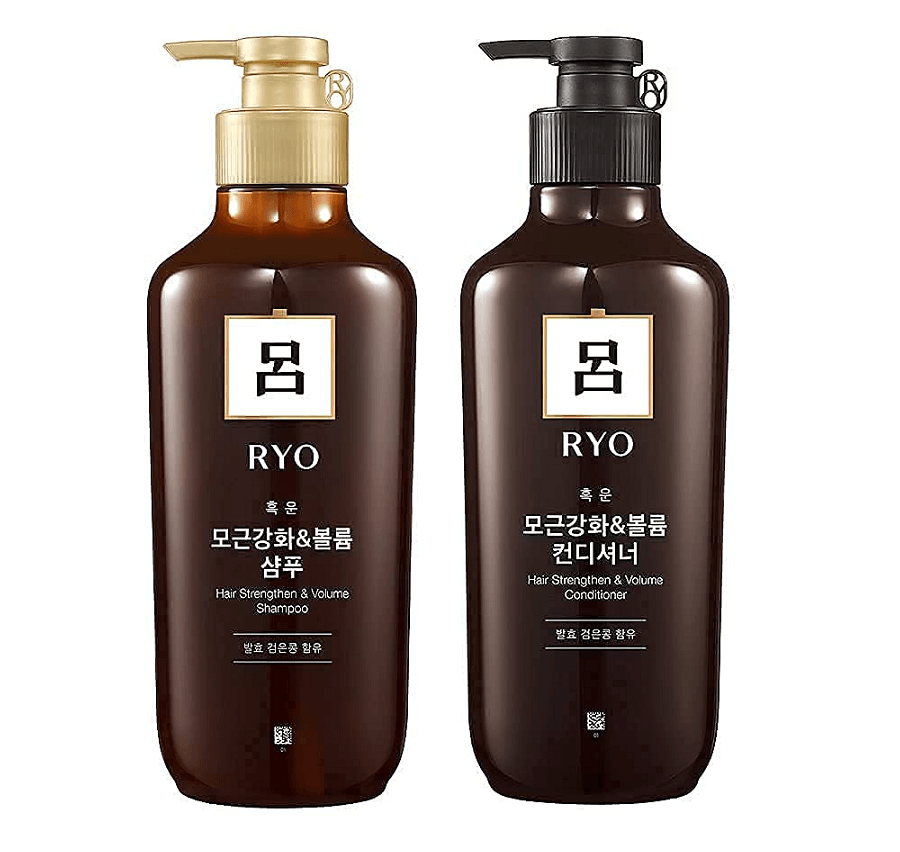 韓國 RYO 呂 棕呂防脫固髮洗護套裝 - 洗髮精 + 護髮素 550ml+550ml