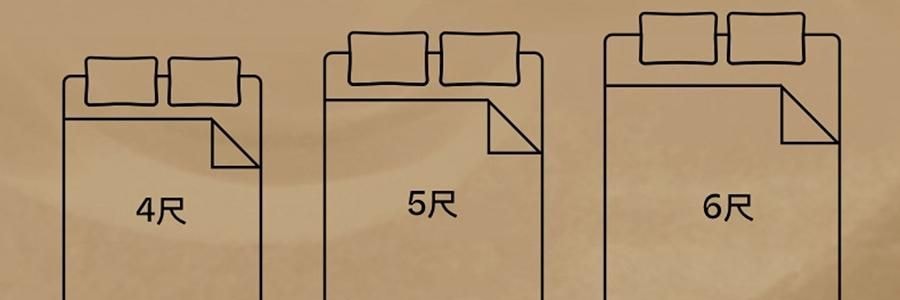 THEBEAST野兽派 都市野兽 黑豹全棉磨毛色织床品四件五尺230*200cm 床笠款, Full size, 米色条纹