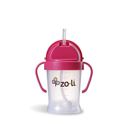 BOT Straw Sippy Cup - Pink 6 oz