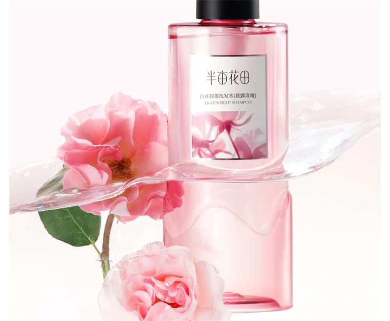 【中国直邮】 半亩花田 鲜花纯露洗发水香蓬瓶控油蓬松清洁洗护 【轻盈蓬松】洗发水500g