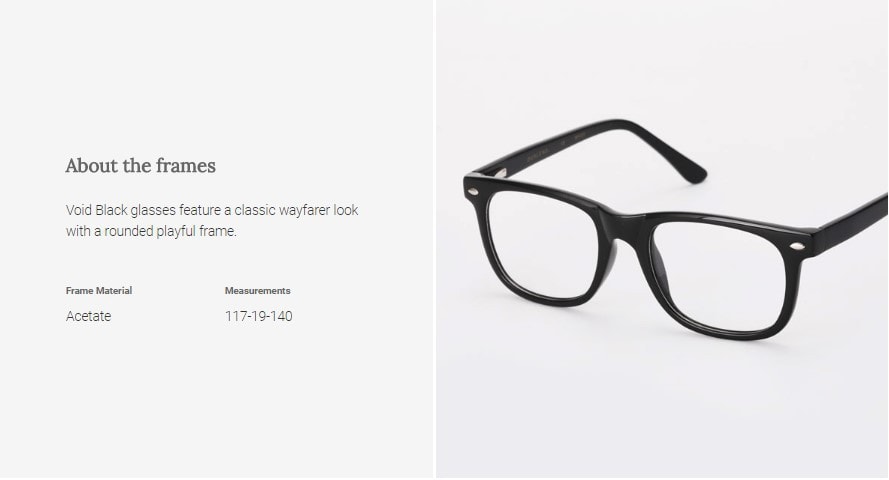 Digital Protection Glasses: Void - Black (DL75014 C1)