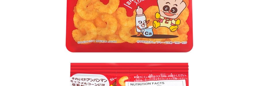 日本TOHATO桃哈多 麵包超人粟米條 焦糖原味 53g