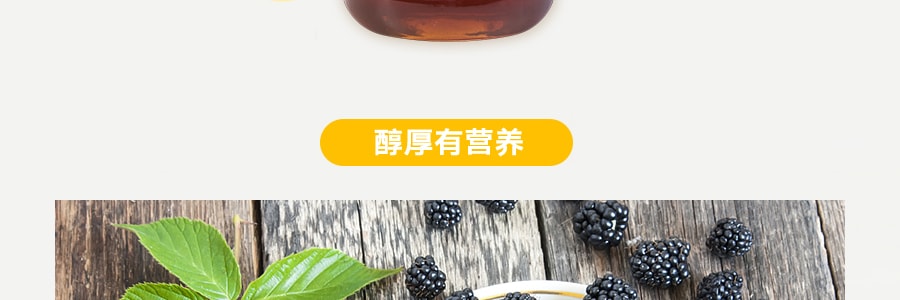 美國YOUNG POWER 100%純黑莓香蜂蜜 454g