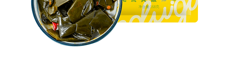 金堆谷 海帶結酸辣味 168g