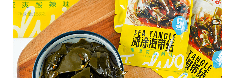 金堆谷 海帶結酸辣味 168g