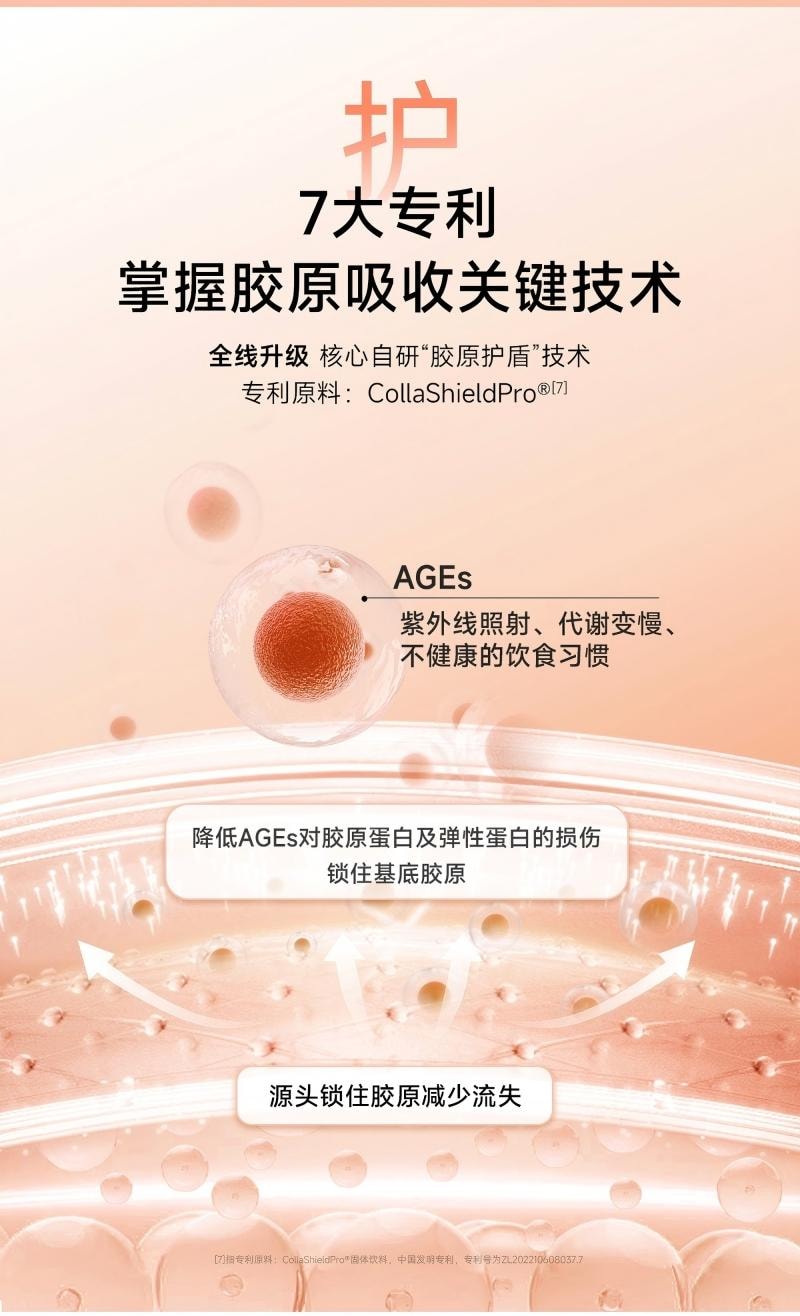 五个女博士 【全球累计销量超4亿瓶】 胶原蛋白肽8000mgEGCG饮2.0新升级玻尿酸补水锁胶原蛋白抗皱熬夜垮脸救星口服液50ml*10瓶入
