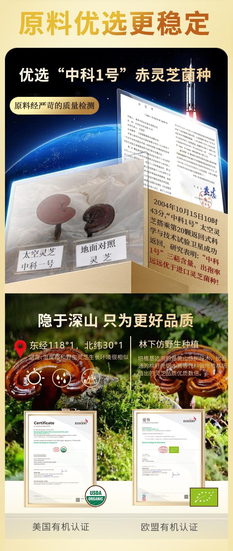 中科灵芝孢子油 - 免疫调节 保肝护肝 改善体质 术后恢复 灵芝三萜≥32% 40粒