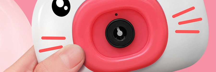 川島屋 豬泡泡相機 全自動吹泡泡照相機 可愛玩具 內含氣泡水+背帶