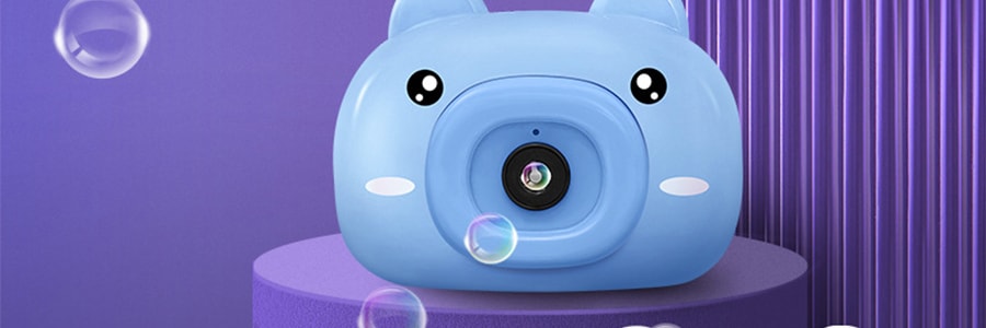 川島屋 豬泡泡相機 全自動吹泡泡照相機 可愛玩具 內含氣泡水+背帶