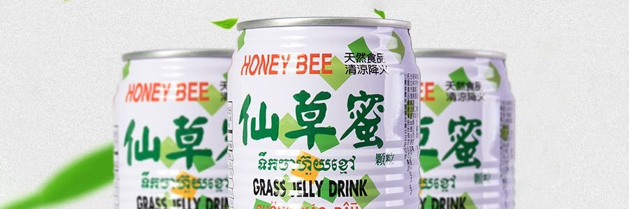 台湾HONEY BEE蜜蜂牌 仙草果粒清凉降火 仙草蜜 315ml