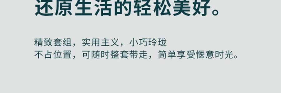 蓝印东方 景德镇陶瓷中式泡茶壶茶具套装 壶*1、杯*4、公道*1、包装*1【石上-千里江山】