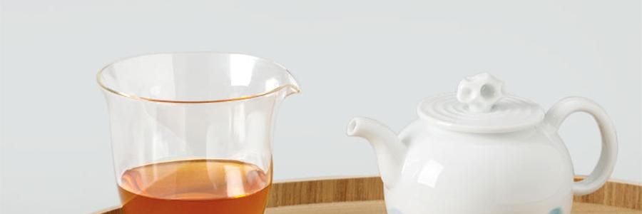 蓝印东方 景德镇陶瓷中式泡茶壶茶具套装 壶*1、杯*4、公道*1、包装*1【石上-千里江山】