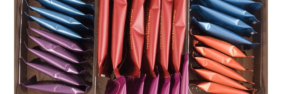 香港美心 三重奏禮盒 蝴蝶酥+杏仁千層條+奶香曲奇+多口味餅乾糕點 38枚入 331g 【年貨禮盒】