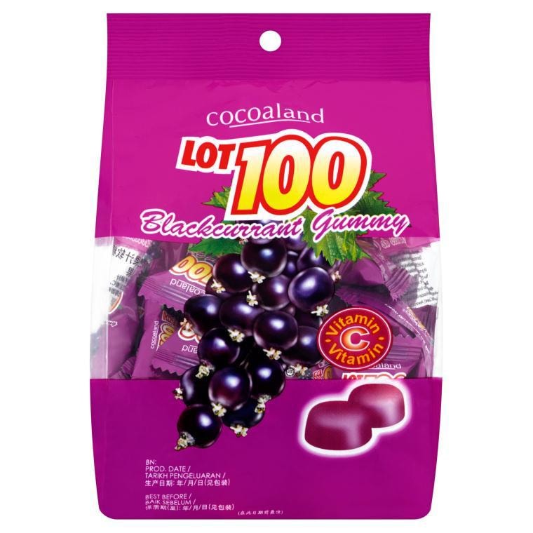 COCOALAND LOT 100 Blackcurrant Gummy 150g
