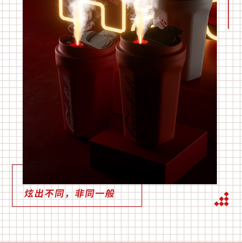 【中国直邮】梵洛  可乐杯加湿器 家用usb充电大容量车载空气加湿器  奶白色