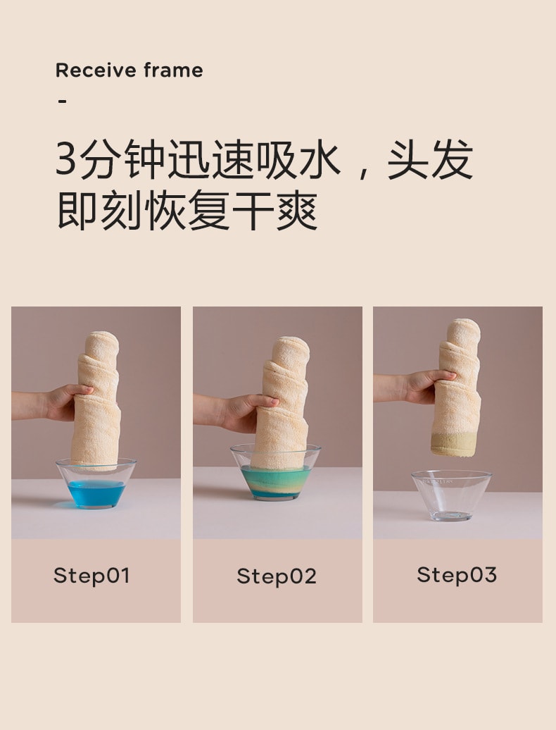 【中国直邮】北欧欧慕 珊瑚绒干发帽女士加厚   黄树懒